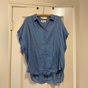 Madewell Central Shirt in Bright Indigo